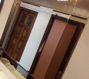 зеркало комбинированное с бронзовым зеркалом с фацетной обработкой, г. Караганда, ул. Академическая